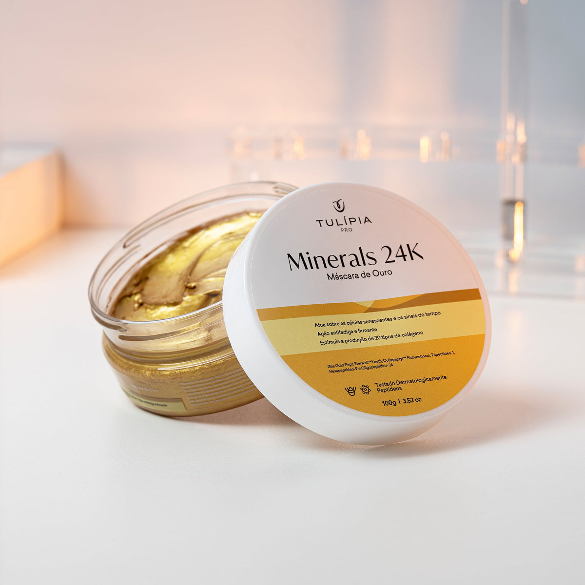 MINERALS 24K MASCARA DE OURO 100G