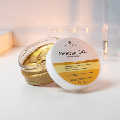 MINERALS 24K MASCARA DE OURO 100G