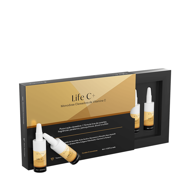 LIFE C+  NANO MONODOSE CLAREADORA 4ML - 5 AMPOLAS