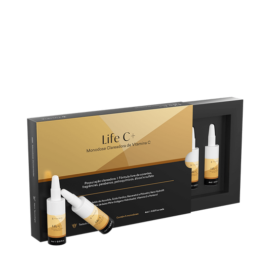 LIFE C+  NANO MONODOSE CLAREADORA 4ML - 5 AMPOLAS